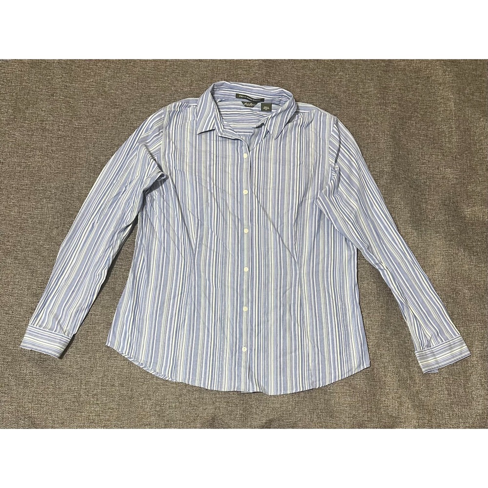 Eddie Bauer Men's TXL Striped Long‎ Sleeve Shirt